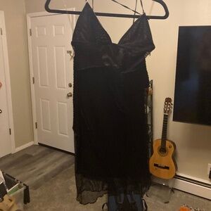 Unique mesh party dress